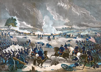 The Battle of Gettysburg, pub. 1867